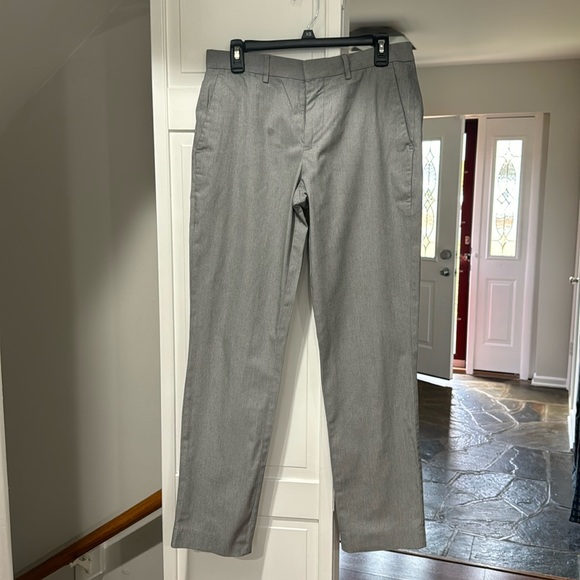 Express Men’s Stretch Slim Trousers - Grey (30 x 32) - Picture 2 of 5